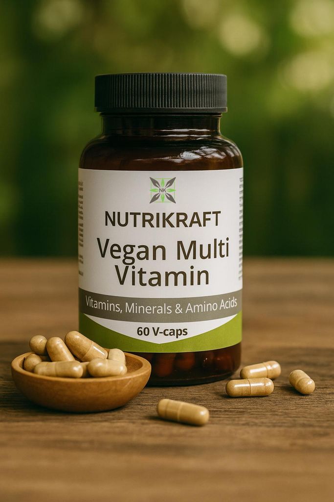 Nutrikraft - Vegane Multi-Vitamine Kapseln 825mg 60 Kaps