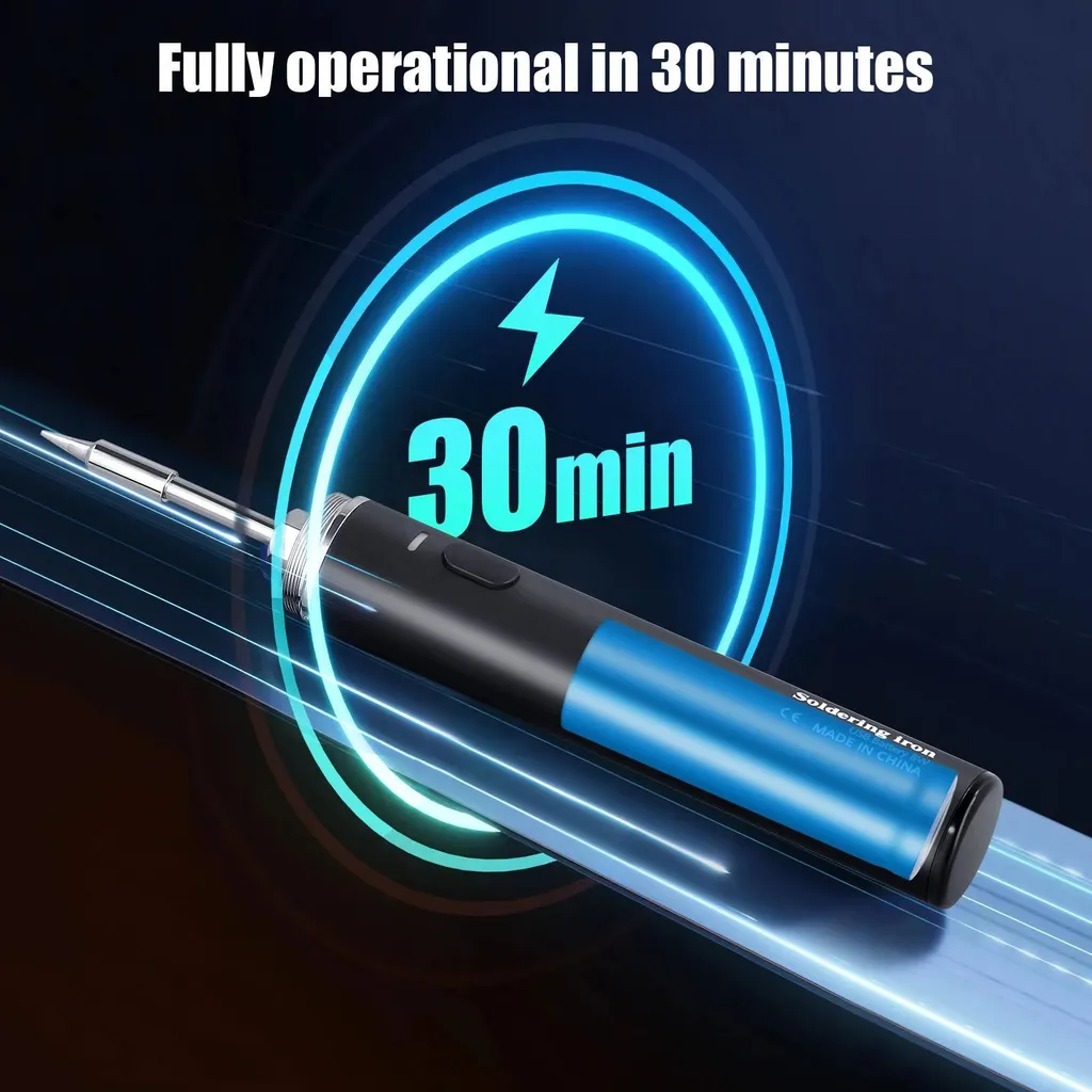 Fer à souder pour électronique sans fil 15W USB - Idéal micro soudures - 6