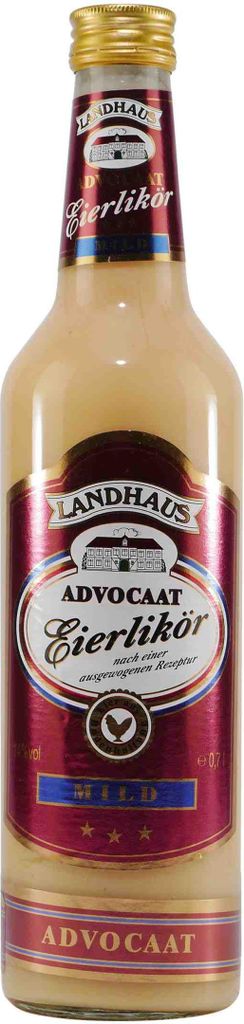 Landhaus Advocaat Eierlikör Mild 14%