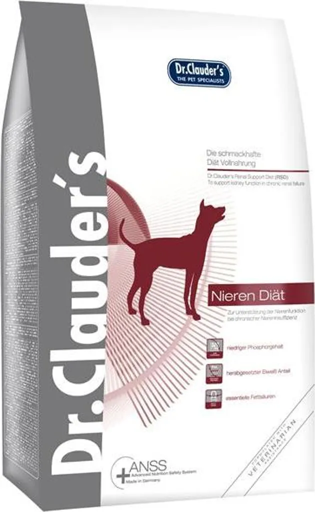 Dr. Clauder's RSD Diet Chien Rénal 4kg - Faible Phosphore et Protéines