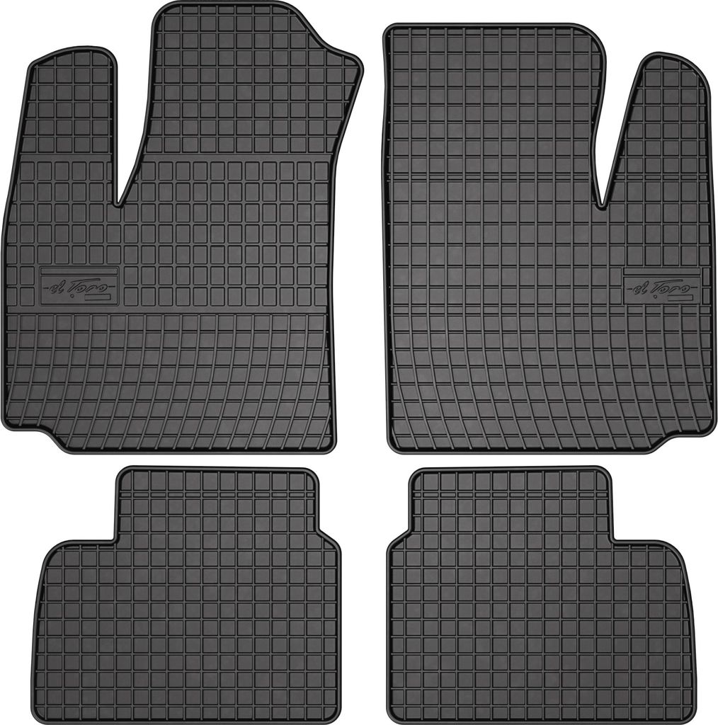 FROGUM Gummimatten Autofussmatten für Fiat Doblo I 2000-2010