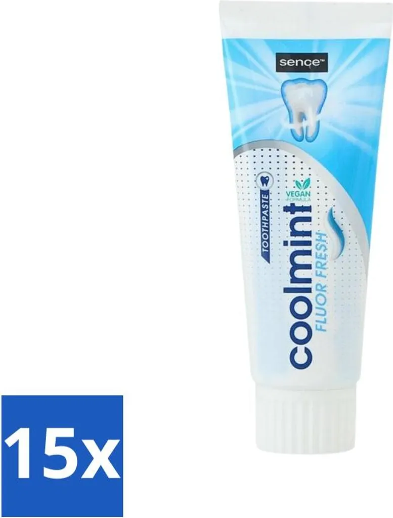 Multipack 15x Sence Freshmint Dentifricio 75ml | Risparmio Garantito