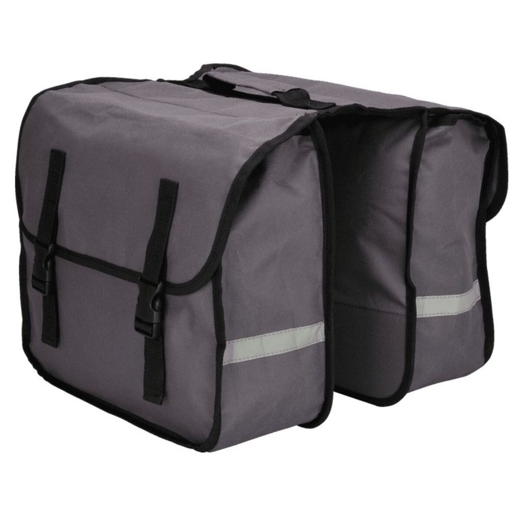 Gepäckträger-Tasche Seite 2-Fach Grau Produktbild 