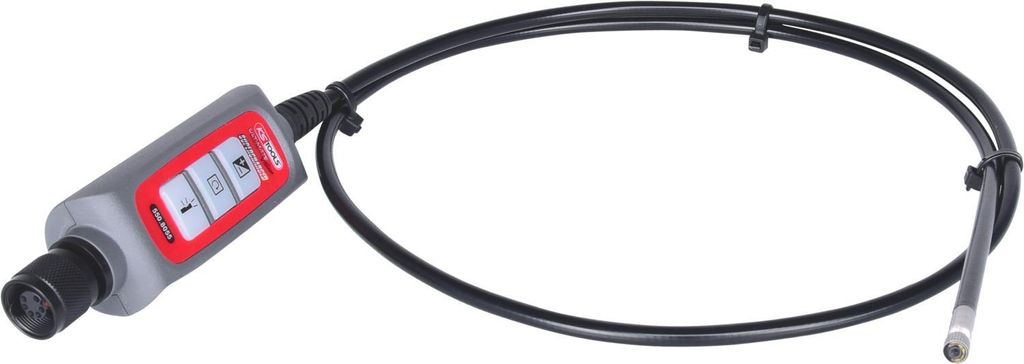 KS TOOLS 550.8551 ULTIMATEvision SUPERCHARGED 0° Frontkamera-Sonde, flexibel, Ø5,5mm, 1m