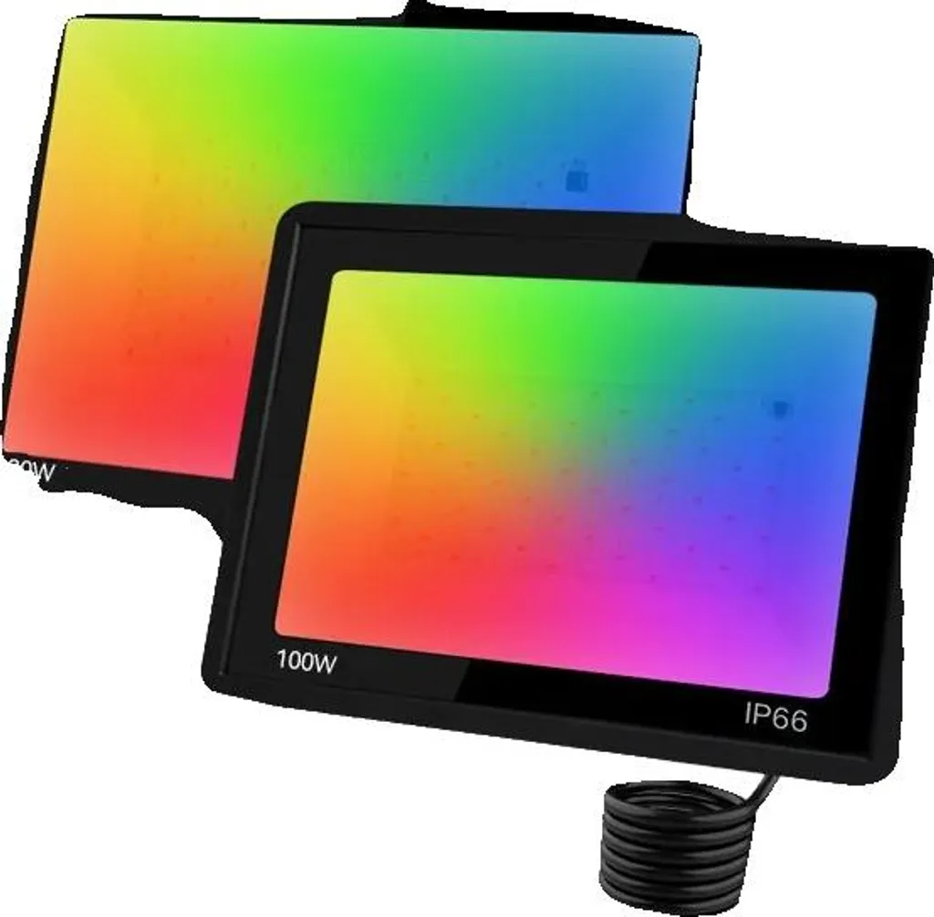 Projecteur 100W étanche RGB pour sécuriser et éclairer vos zones sombres