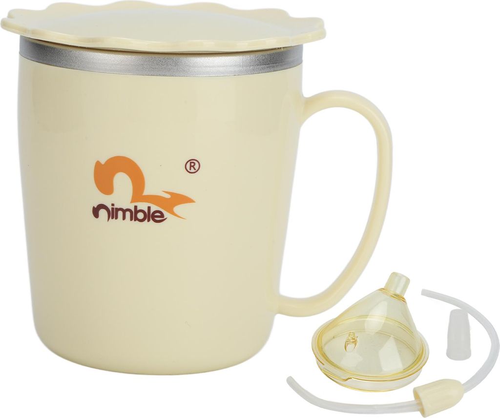 Convalescent Feeding Cup Eat Liquid Food Porridge Leakproof 350ml Light Weight Bed Sippy Cup for The Elderly Patient