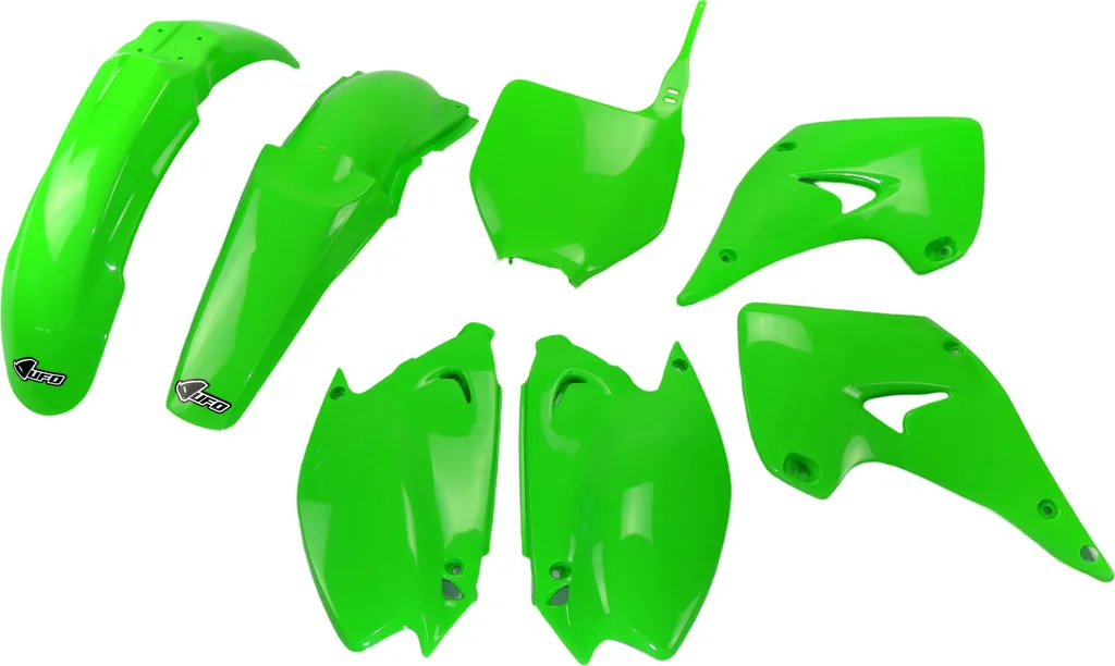 Réparer plastiques cassés Kawasaki KX 125 250 03-08 Kit carénage vert