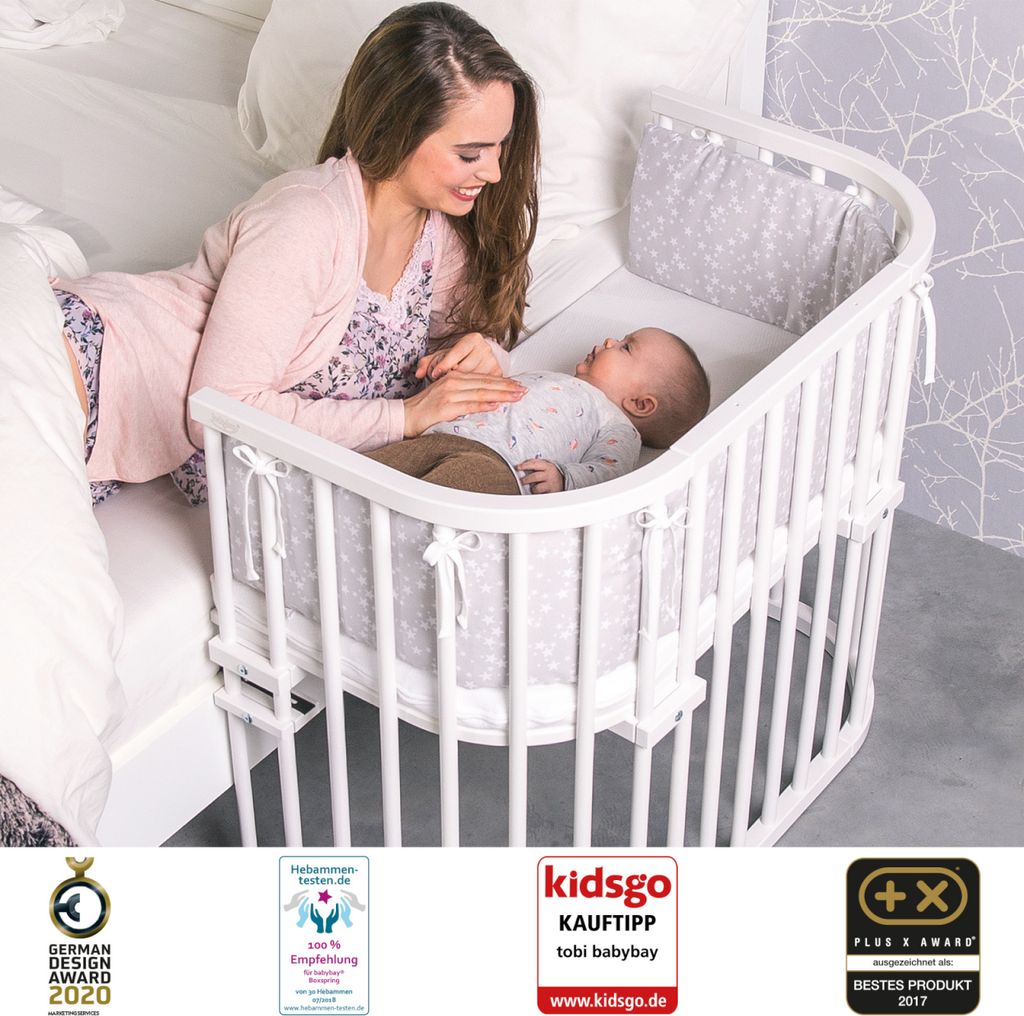 babybay Maxi Beistellbett, weiß lackiert Produktbild 9