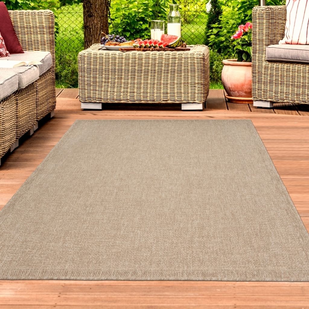 In- & Outdoorteppich in natürlichem Style Größe - 200 x 290 cm