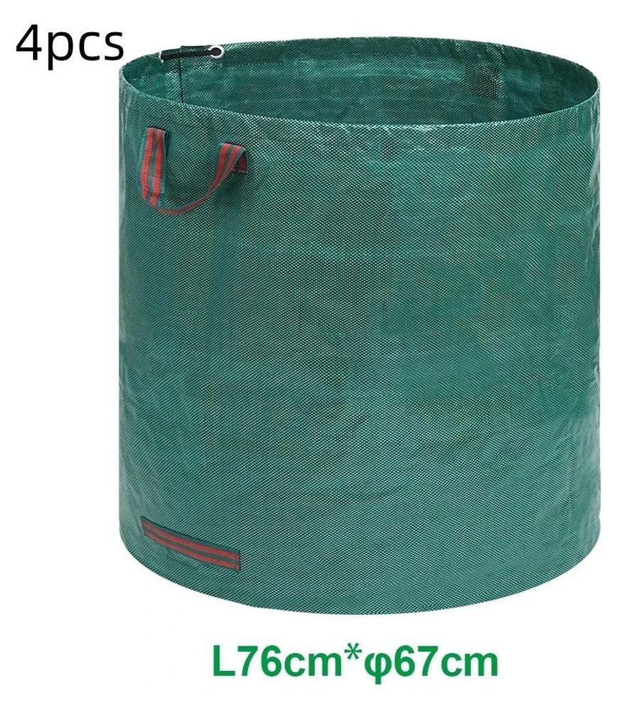 Gartensack - Faltbarer Laubsack - 272 l Volumen - PP Polypropylen - Rund - Für Laub und Unkraut - Farbe B