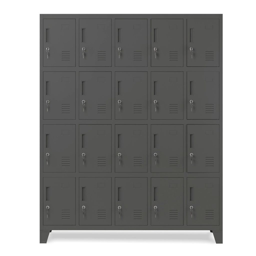Armoire à 20 compartiments Armoire en métal peint par Image du produit 