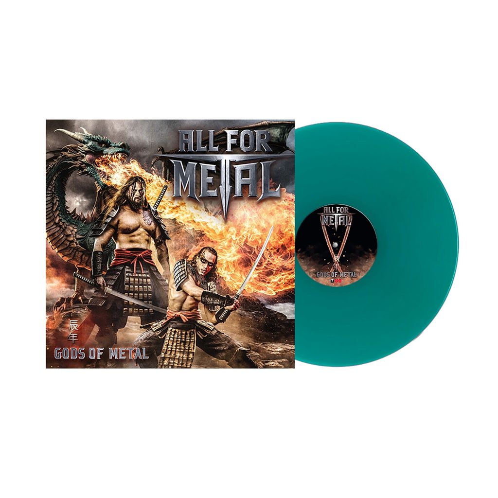ALL FOR METAL - Gods of Metal - LP DRAGON SCALE GREEN VINYL