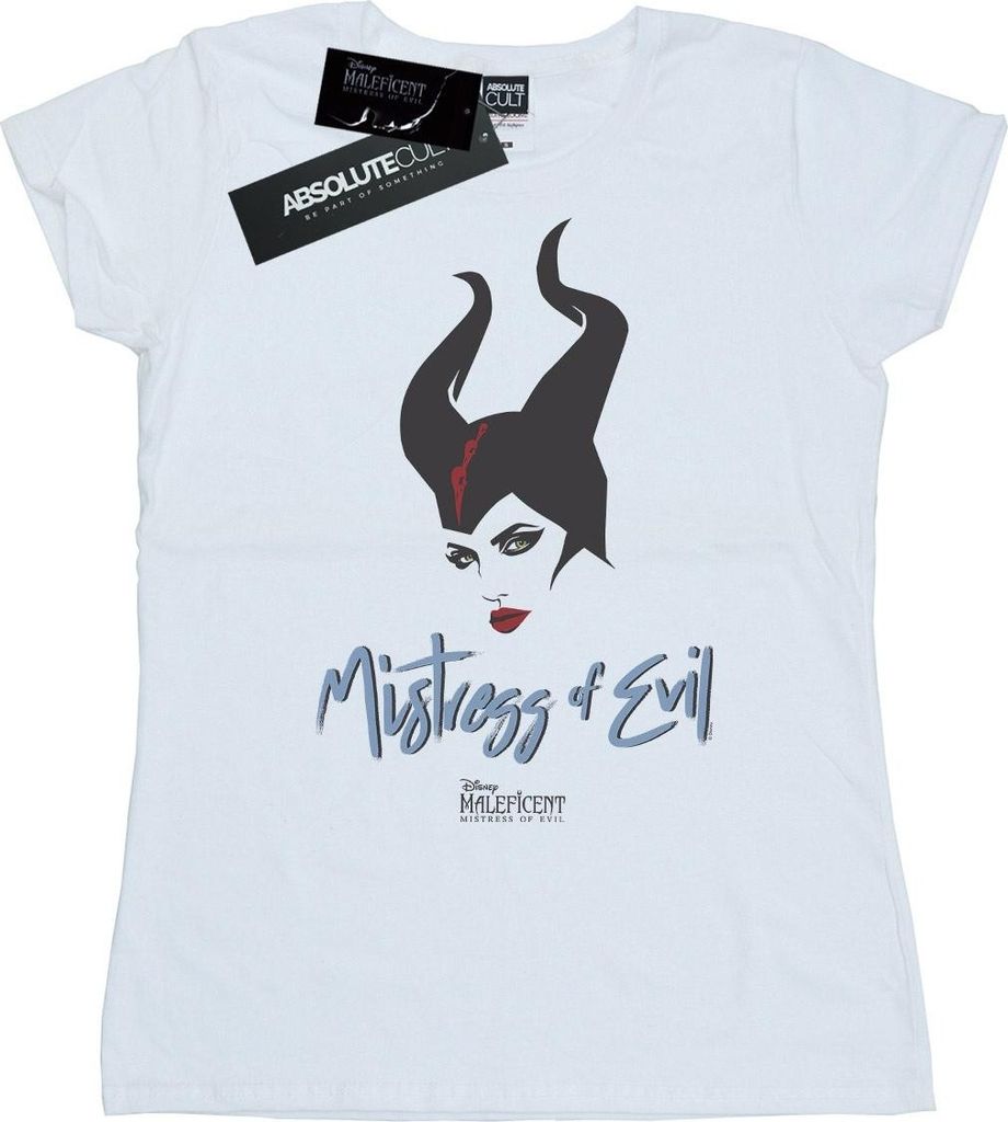Disney - "Mistress Of Evil" T-Shirt für Damen BI30658 (M) (Weiß)
