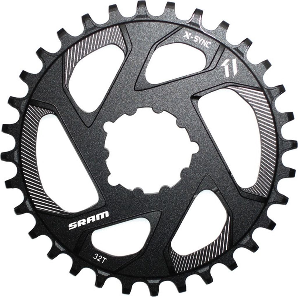 SRAM 11.6218.018.007 Kettenblatt X-Sync 11-f., DM,6°off. Alu, 28 Z., schwarz
