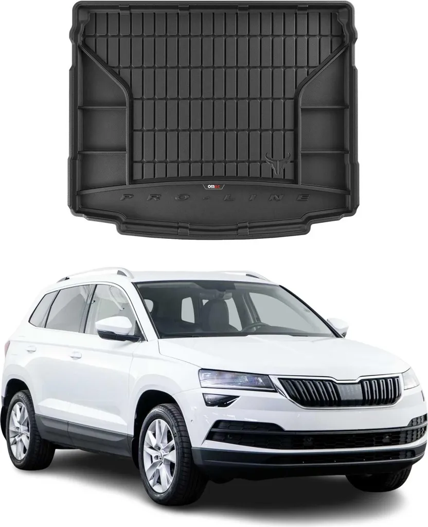 Vasca Protezione Baule Skoda Karoq 2017-2025 Nero | Gomma TPE OMAC