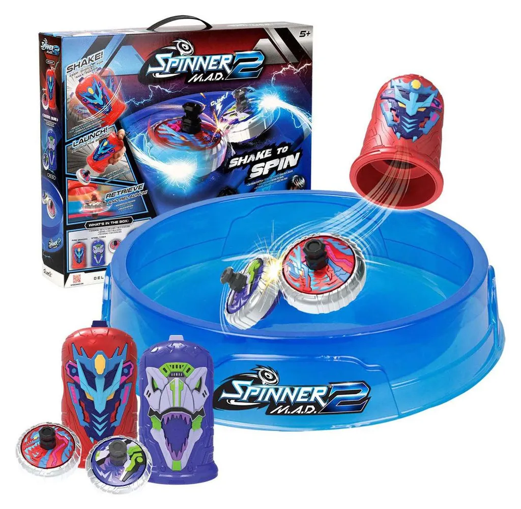 Toupie de Combat Spinner M.A.D. II Deluxe pour Enfants dès 5 Ans Silverlit - 4