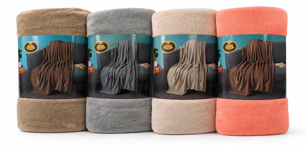Premium Kuscheldecke 150x200 cm – Samtweiche Wohndecke & Produktbild 