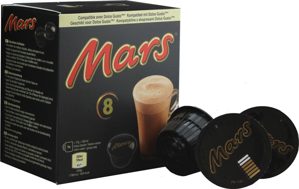 Mars Pods nápojový prášek, kakaový nápoj, čokoládový nápoj, Obrázek produktu 