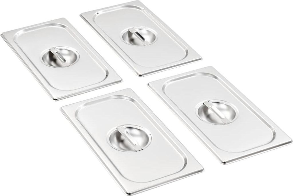 Deckel für GN 1/3 Behälter 4 Stk. Edelstahl Produktbild 