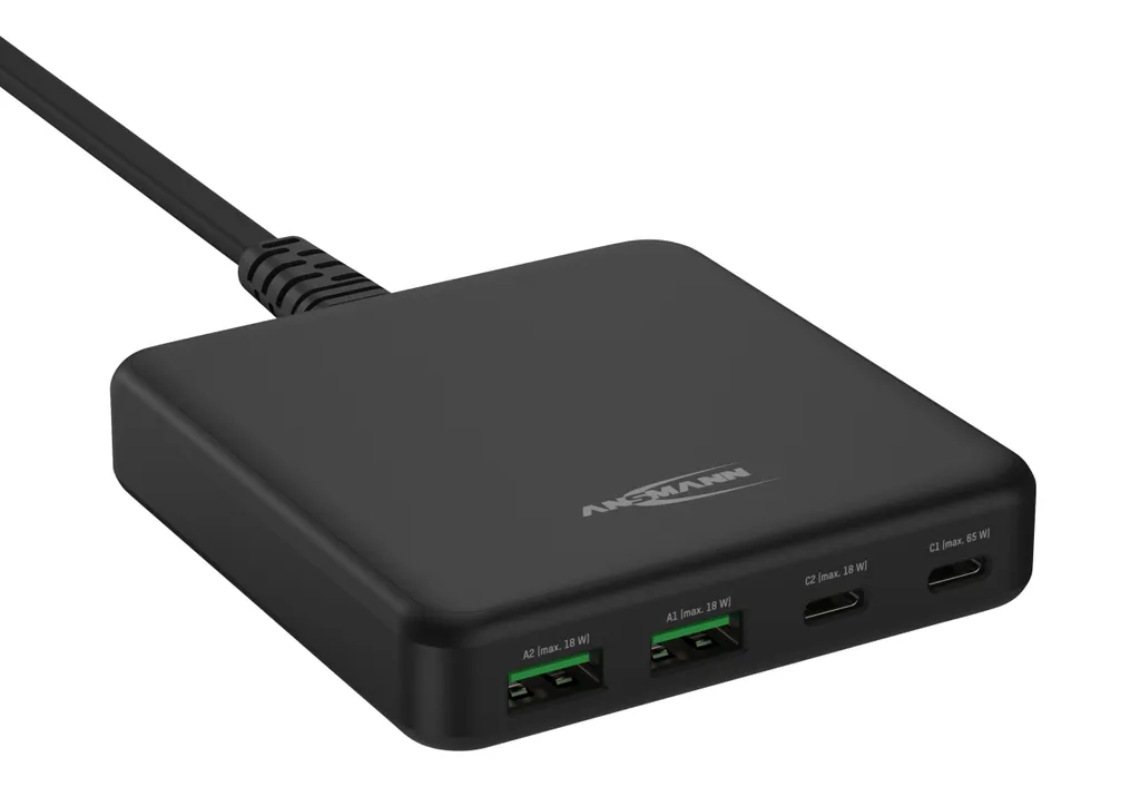 Adaptateur Secteur Multi-Ports 65W Charge Rapide USB-C Power Delivery