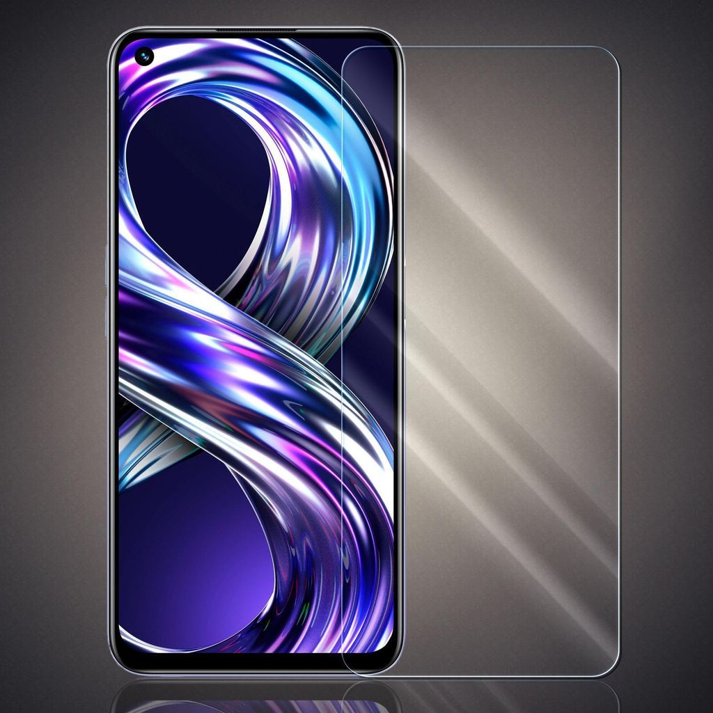 Panzer Folie für Realme 8 / 8 Pro Echt Glas Produktbild