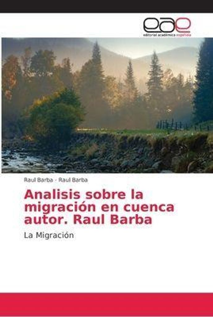 Analyse der Migration im Einzugsgebiet Autor. Raul Barba