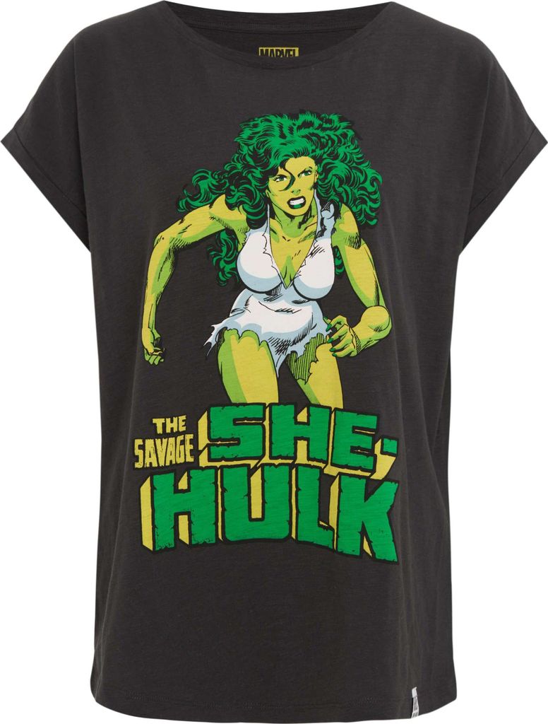 Recovered T-Shirt She Hulk im zeitlosen Design Black XXL