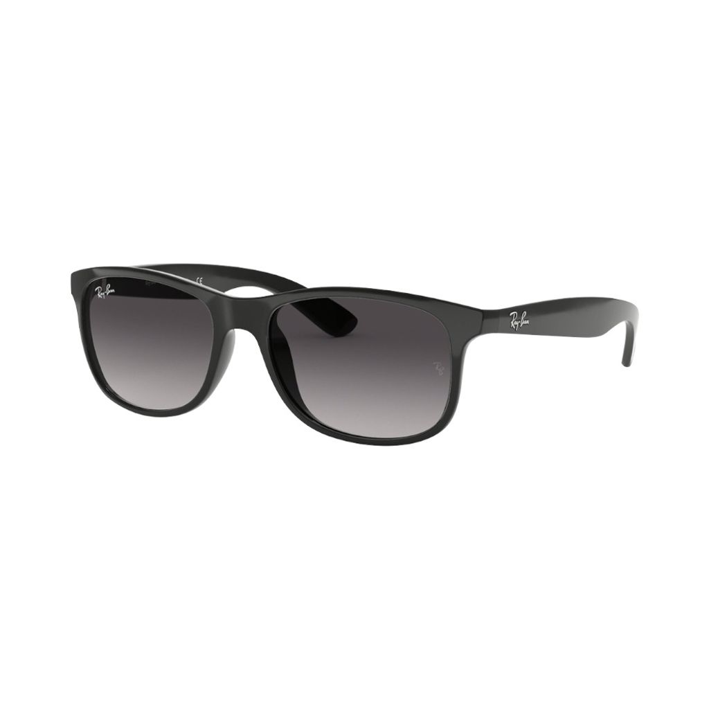 Ray-Ban ANDY, Erwachsener, Uni, Quadratisch, Schwarz, Nicht-polarisierte Linse, Nylon