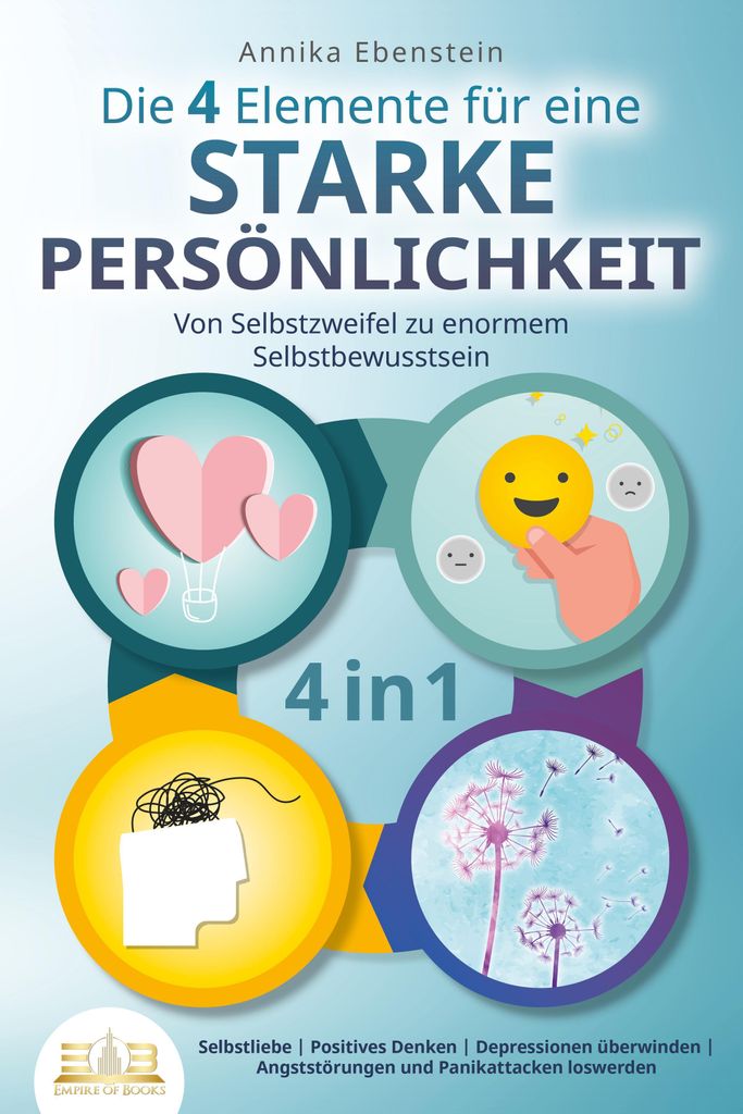 Die 4 Elemente für eine starke Persönlichkeit - Von Selbstzweifel zu enormem Selbstbewusstsein: Selbstliebe - Positives Denken - Depressionen üb...