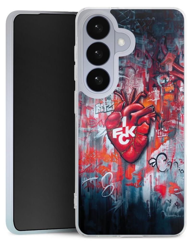 DeinDesign Slim Hülle für Samsung Galaxy S26 Silikon Case Ultra Dünn Handyhülle 1. FC Kaiserslautern 1. FCK Herz