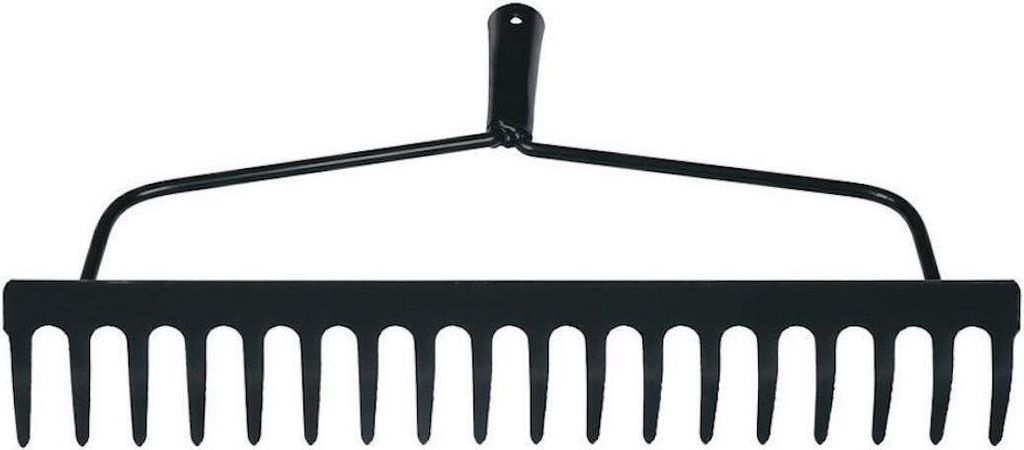 PROREGAL Gartenharke R101, 18 Zinken, neu