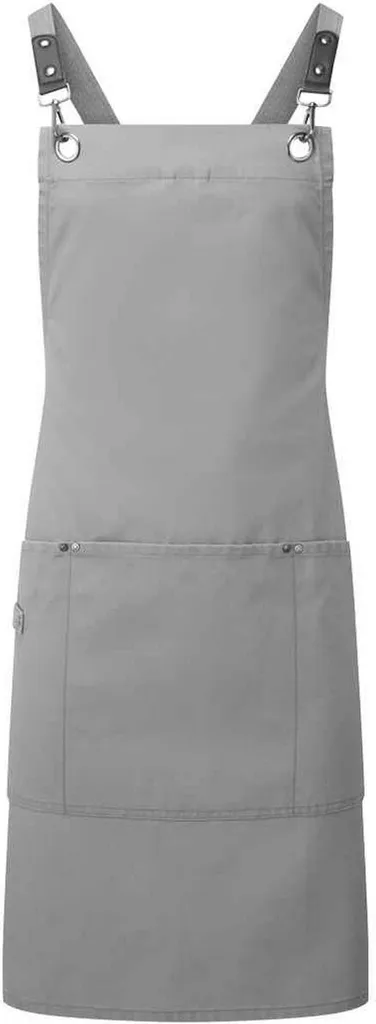 Grembiule Premier RW10582 Grigio Antracite Design Cross-Back Barista