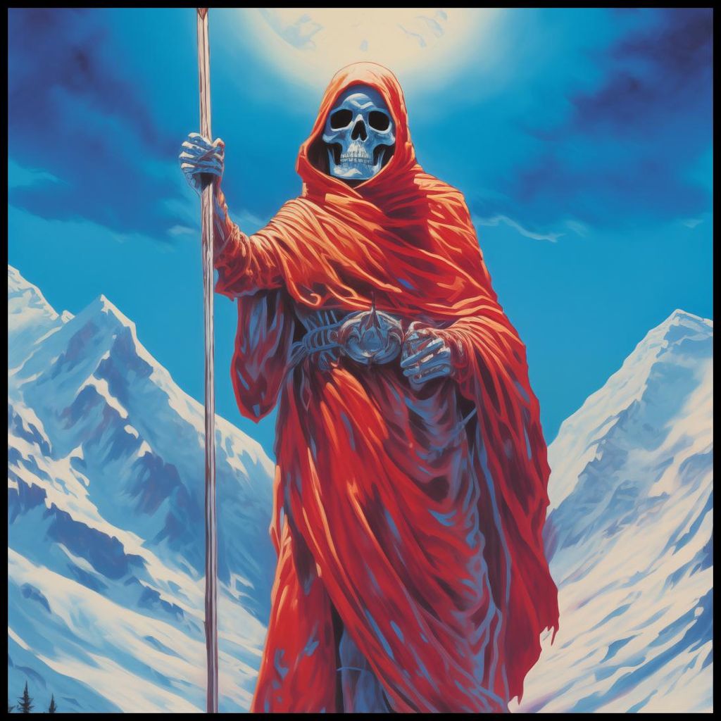 Plakat 90x90cm Wächter des Bergmondes
