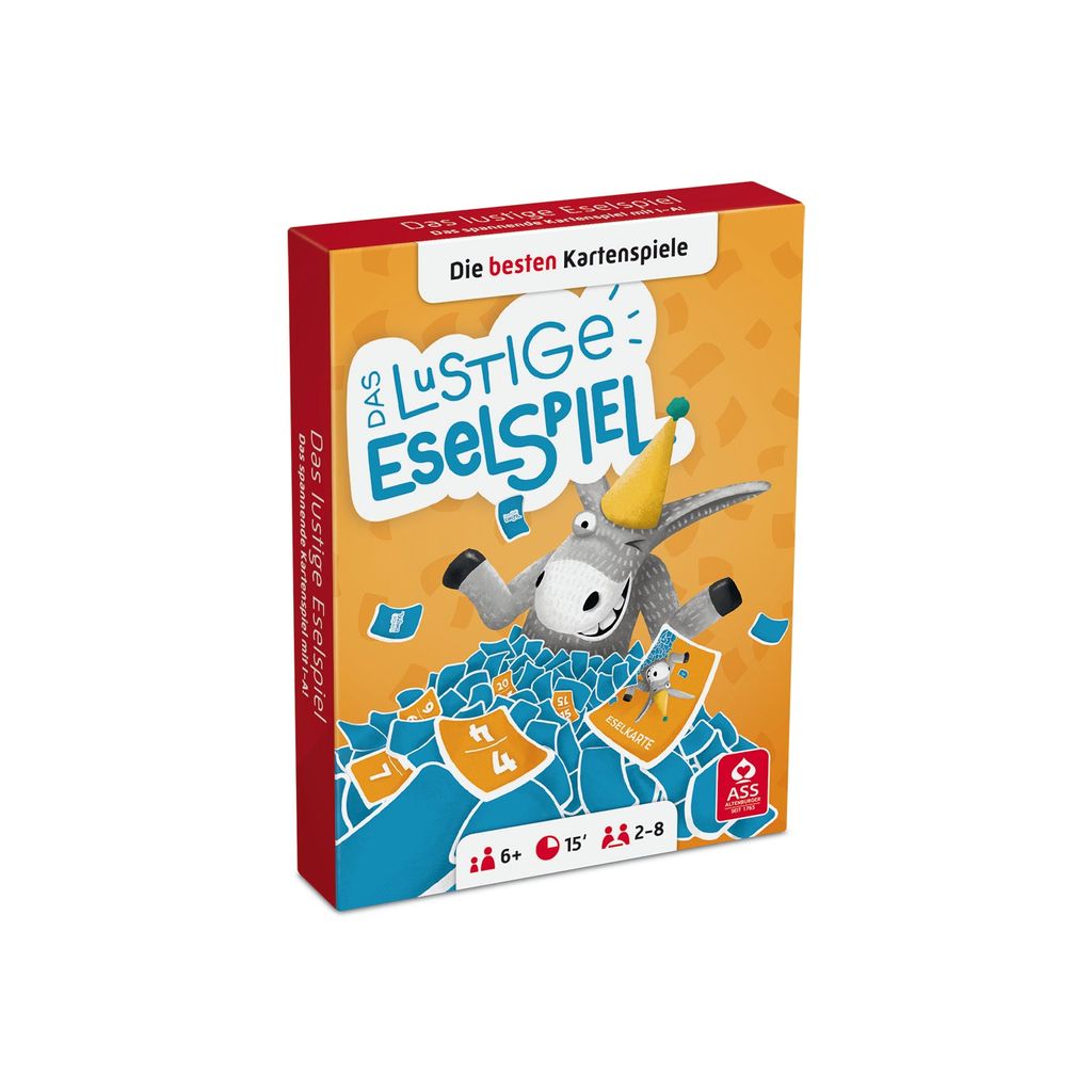 Das lustige Eselspiel in Stülpschachtel Produktbild 