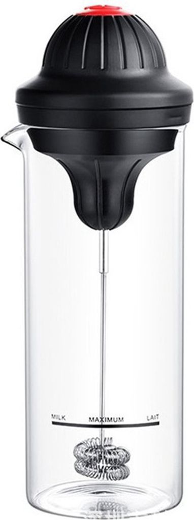 Elektrischer Schneebesen, kabelloser Milchaufschäumer, automatischer Mixer mit Behälter, schnelles Mischen, tragbarer Getränkerührer, batterieb...