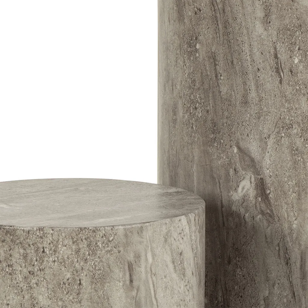 Piédestal Dice Gris : Solution Stable pour Exposer vos Objets Fragiles - 3