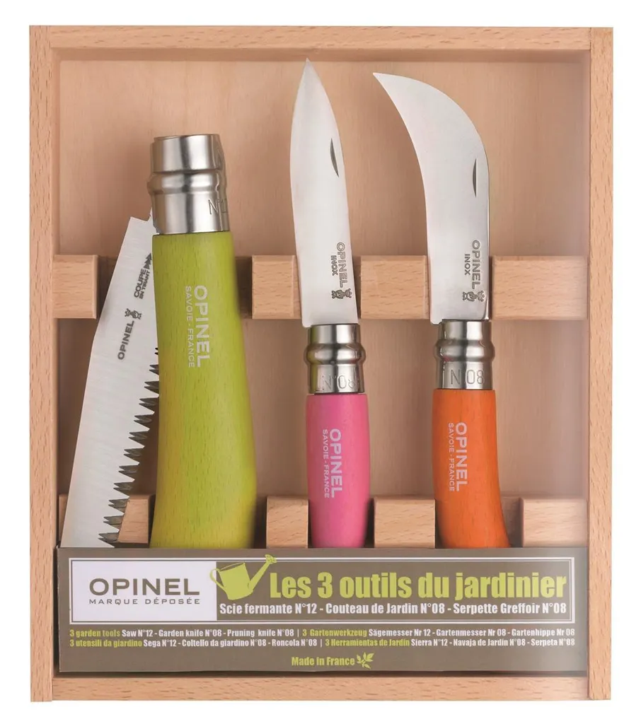 Kit jardinage Opinel 3 outils pour cultiver vos plantes et fleurs facilement