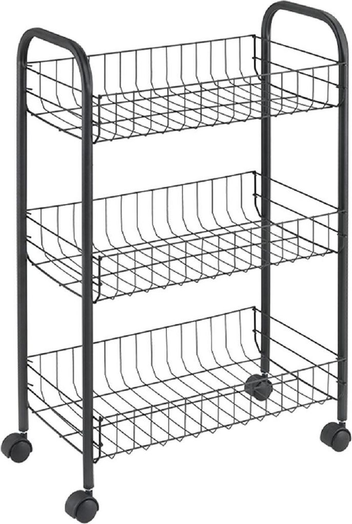 METALTEX 344403000 Lugano Lava Carrello multiuso a 3 Immagine del prodotto 