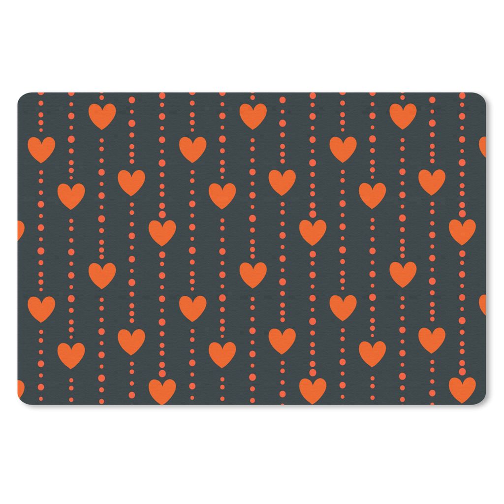 MuchoWow Schreibtischunterlage Valentinstag Geschenk für Sie - Liebe - Valentinstag 60x40 cm - XXL Mauspad - Großes Mauspad
