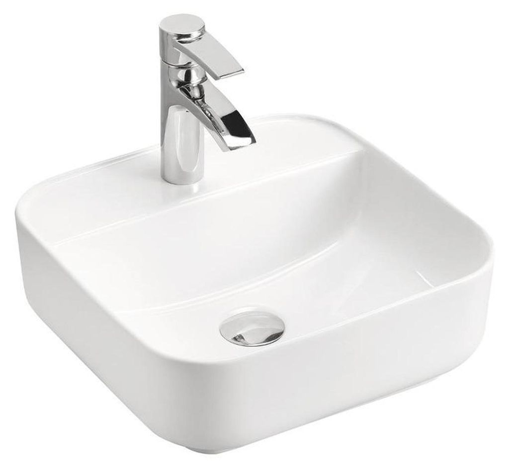 Keramik Waschtisch Waschbecken Aufsatzwaschtisch Weiß Waschbecken Waschtisch Bad