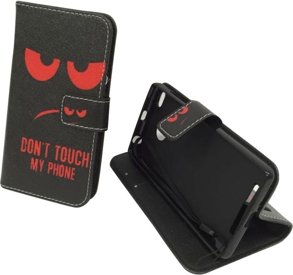 Handyhülle Tasche für Handy Xiaomi Redmi Pro Dont Touch My Phone Rot