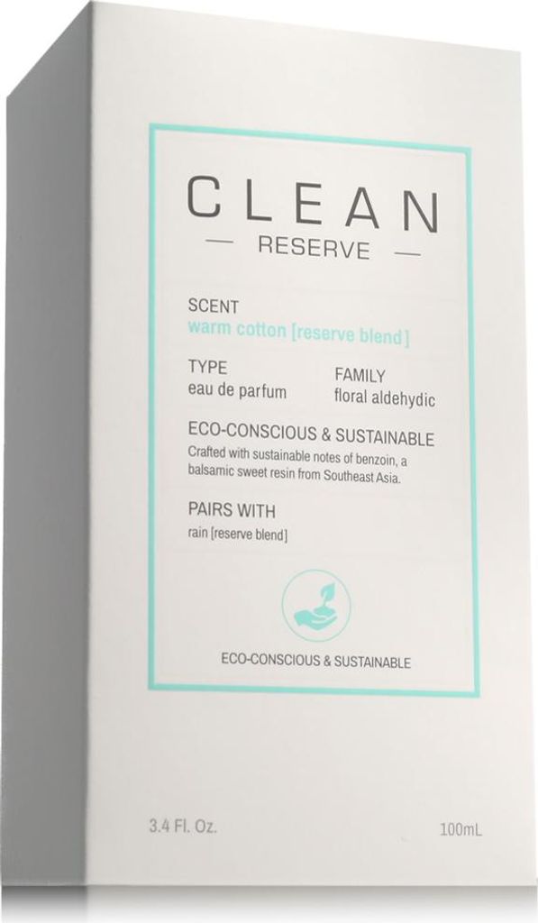 Clean Reserve Warm Bawełna EDP 100 ml UNISEX Zdjęcie produktu 