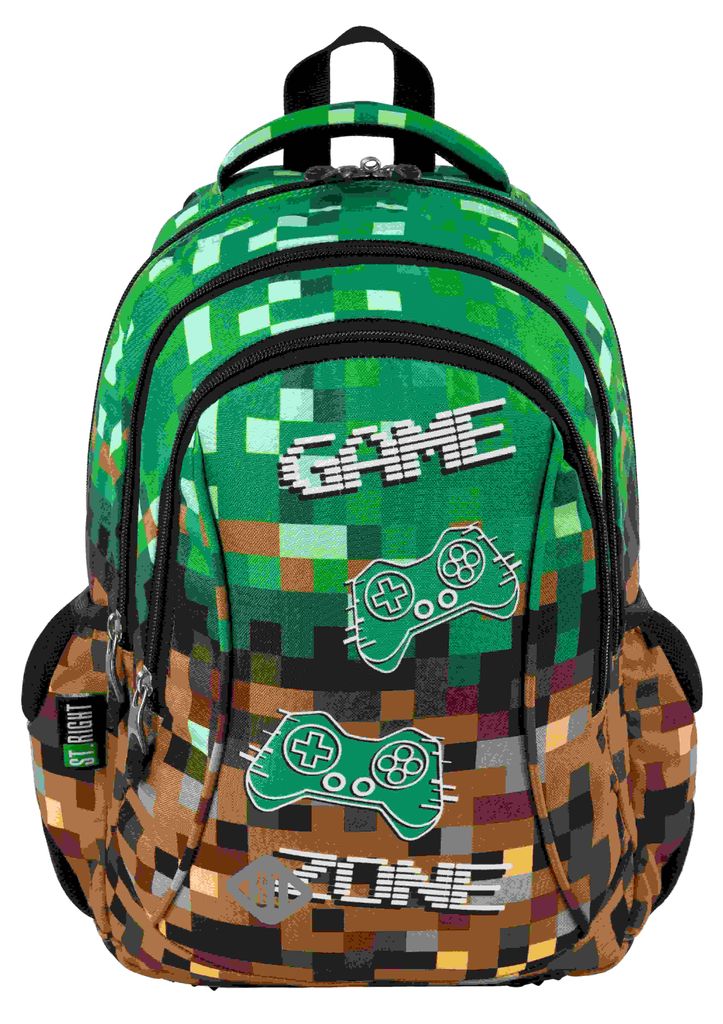 Schulrucksack ST.RIGHT PIXELS Mehrfächer Jugendlicher Produktbild 