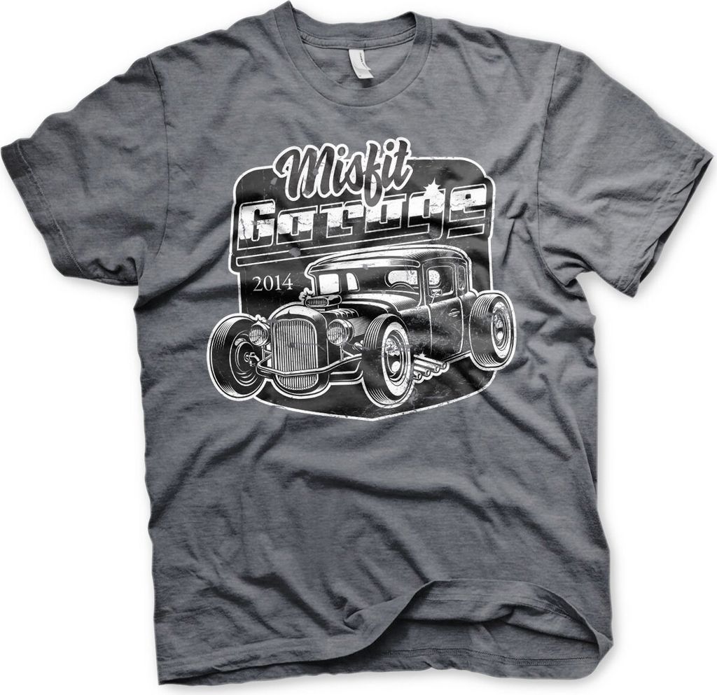 Misfit Garage Rod T-Shirt - Small - Dark-Heather