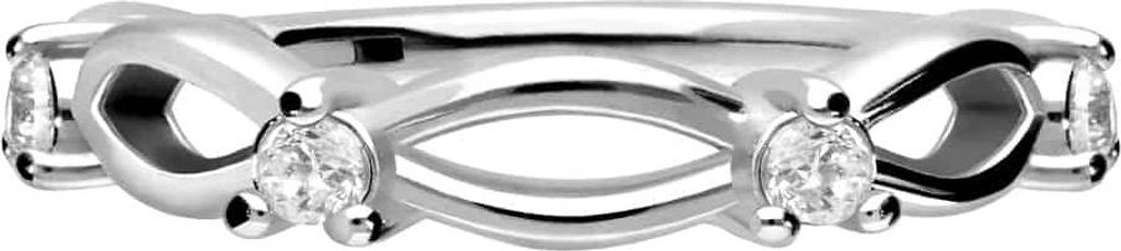 Ohrpiercing, Nasenpiercing, Septum Piercing Chirurgenstahl Segmentring Clicker DOPPELT GEDREHT + KRISTALLE Silber Innendurchmesser: 12 mm