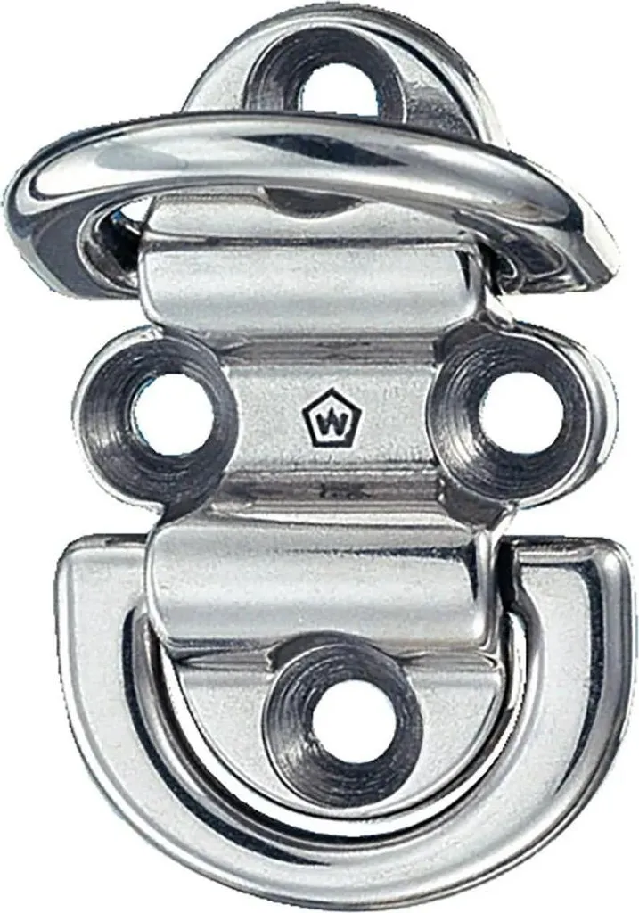 Double œil de pont rabattable inox anti-trébuchement pour votre bateau