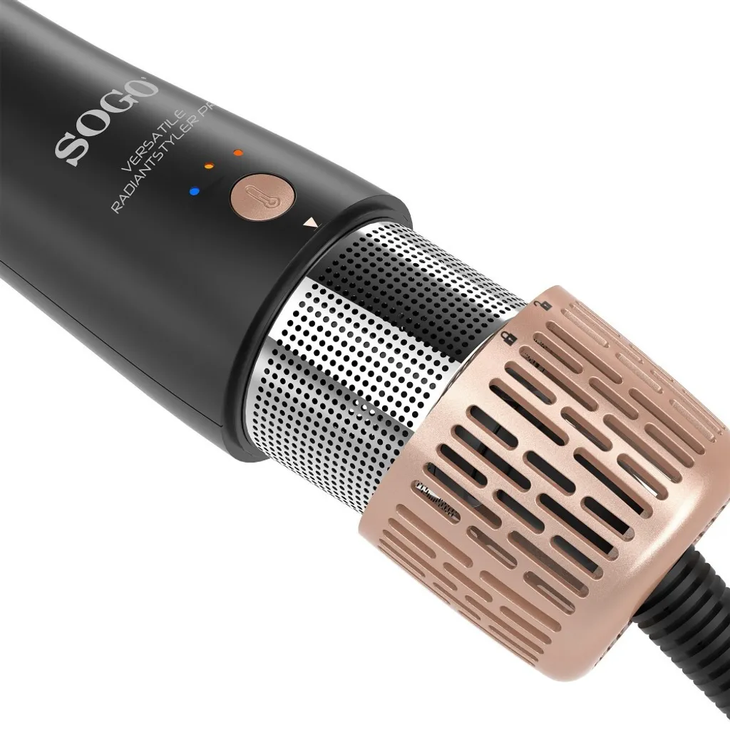 Sèche-cheveux compact pour brushing rapide Sogo 1200W avec prise EU