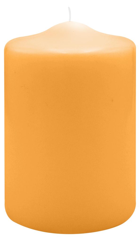 Spitzkopf Stumpen Kerzen Mais Gelb 15 x Ø 10 cm, 6 Stück