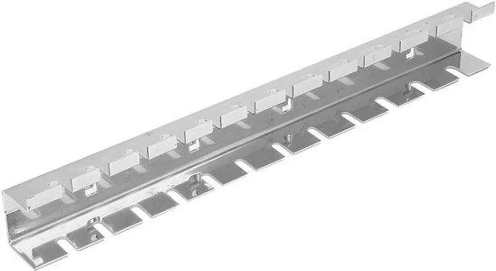 Support mural pour tournevis et outils de garage avec crochets gris