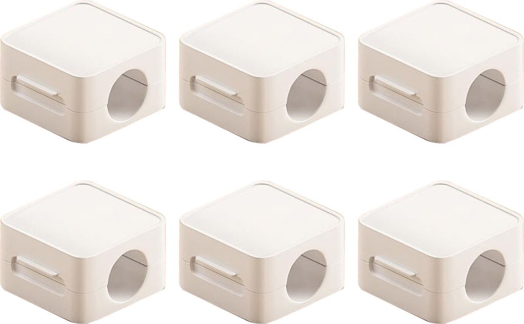 Stück magnetische Kabelclips, verbesserter selbstklebender Kabelhalter für Schreibtisch, Nachttisch, Auto, Kabel-Organizer für das Home-Office, ...